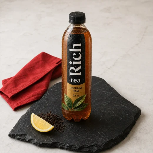 Холодный чай «Rich» Чёрный 0,5 л