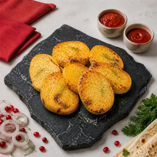 Картофель на мангале