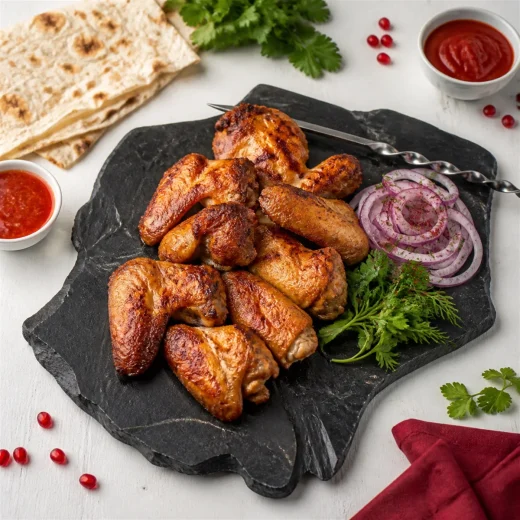 Шашлык из куриных крыльев
