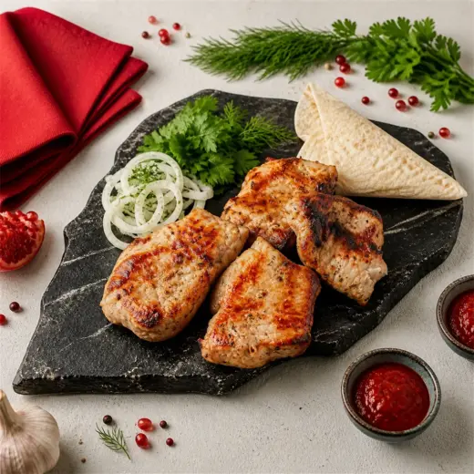 Шашлык из свиной корейки