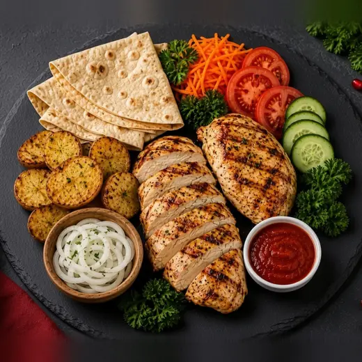 Комбо обед с куриной грудкой
